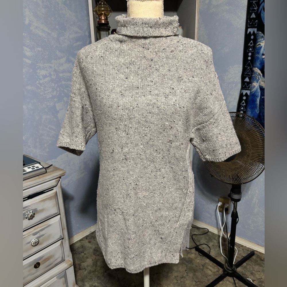 Roots Merino Wool Alpaca Sweater Tunic Turtleneck Cozy Small - Picture 4 of 12